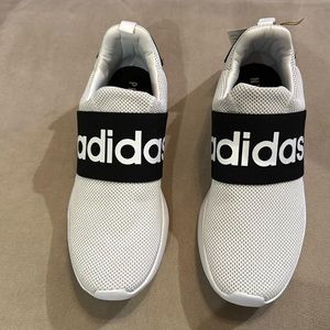 Adidas Lite Racer Adapt 4.0 White Black Mens Slip On Running Shoes H04828